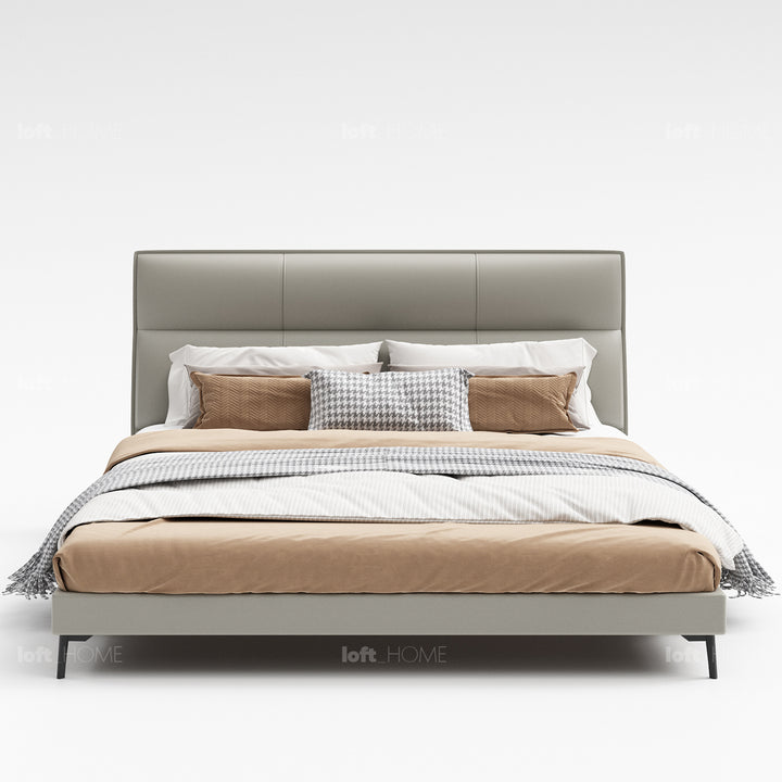 Modern Genuine Leather Bed OLSO Close-up