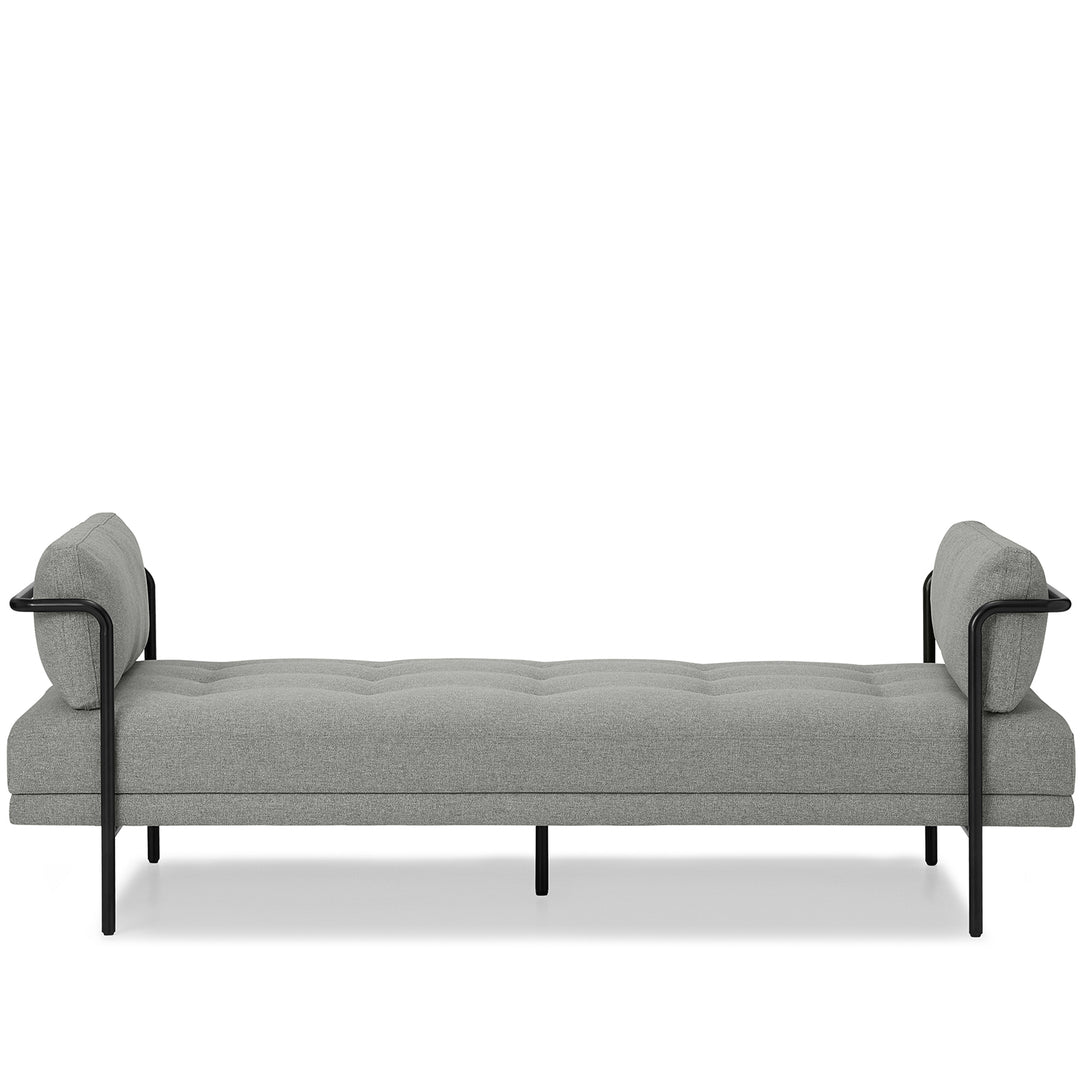 Modern Velvet Sofa Bed HARLOW White Background