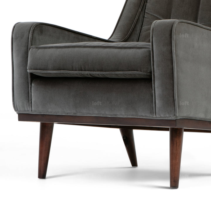 Modern Velvet 1 Seater Sofa SCOTT Detail 26