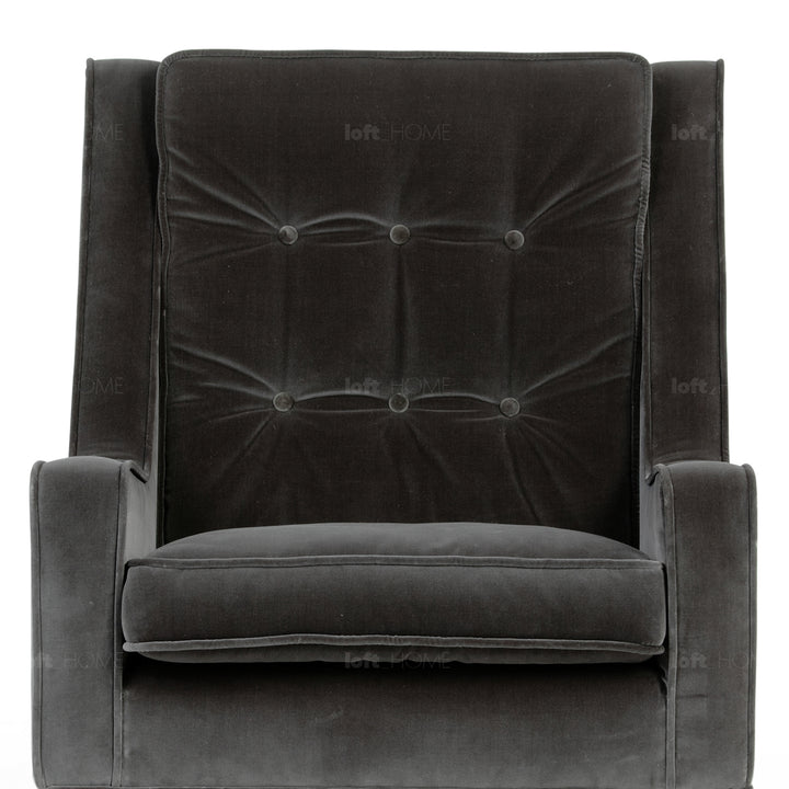 Modern Velvet 1 Seater Sofa SCOTT Detail 28