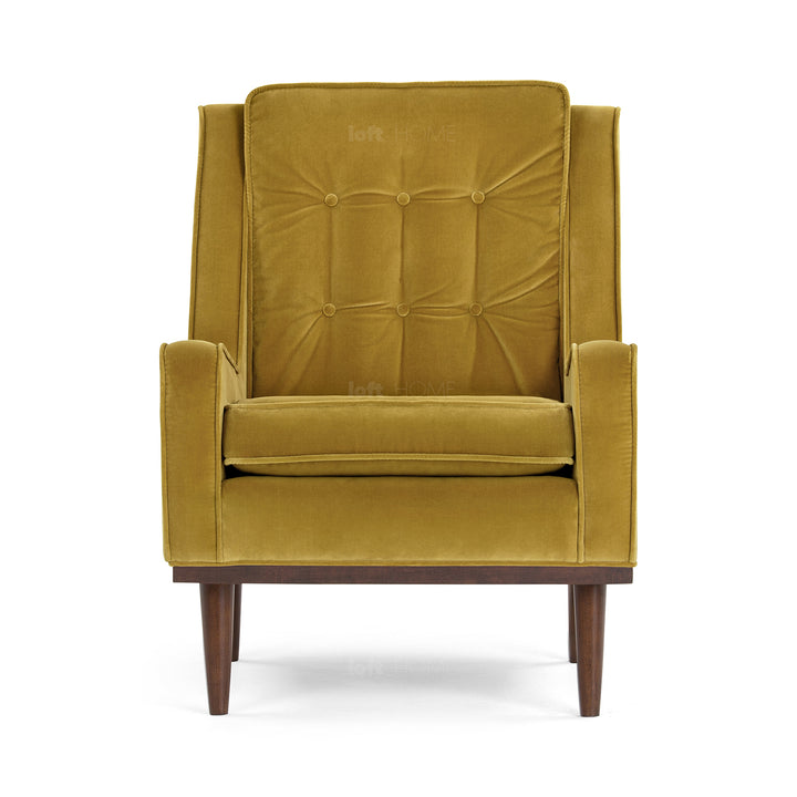 Modern Velvet 1 Seater Sofa SCOTT Detail 37