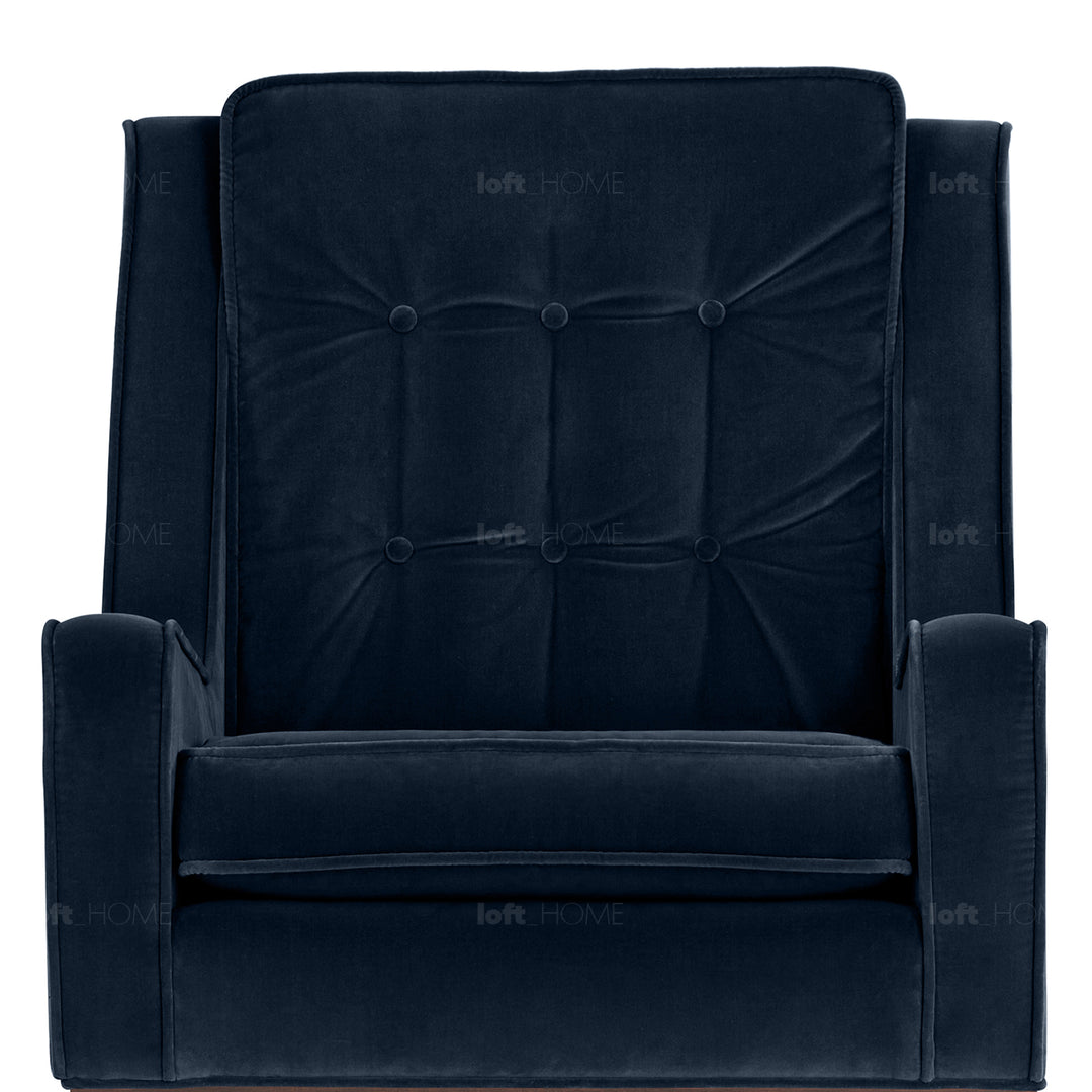 Modern velvet 1 seater sofa scott detail 61.