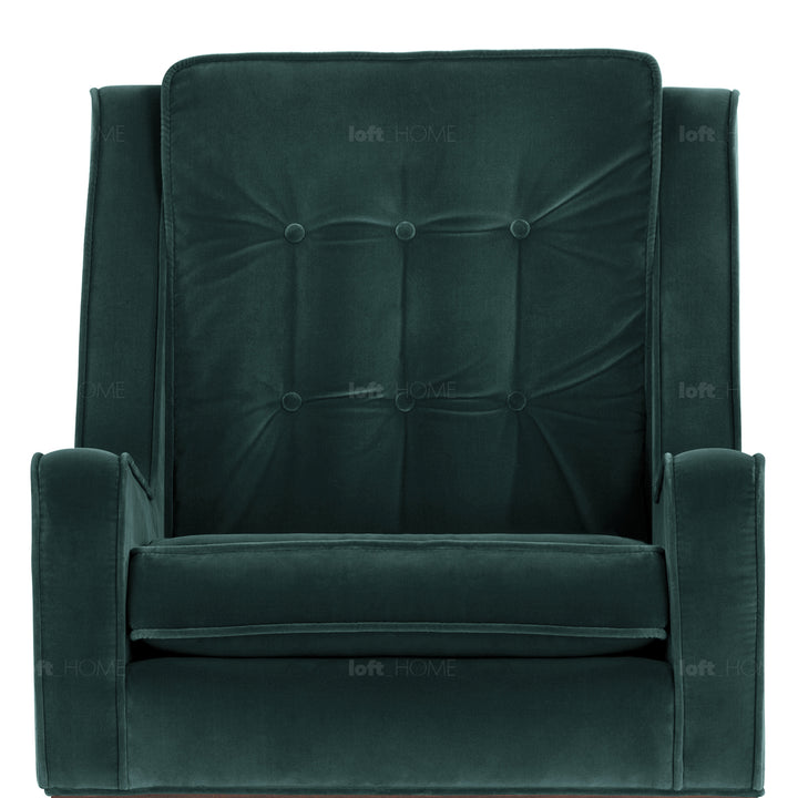 Modern Velvet 1 Seater Sofa SCOTT Detail 73