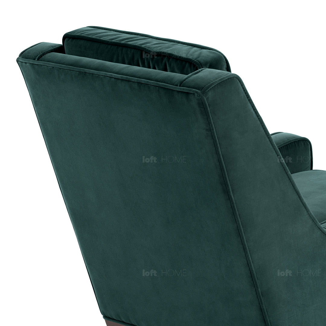 Modern Velvet 1 Seater Sofa SCOTT Detail 74