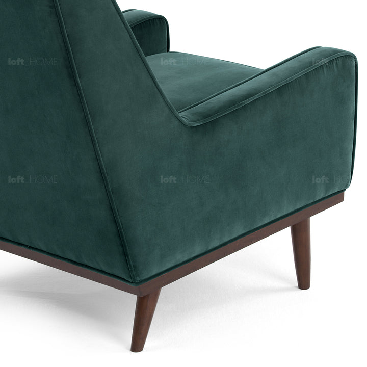 Modern Velvet 1 Seater Sofa SCOTT Detail 75