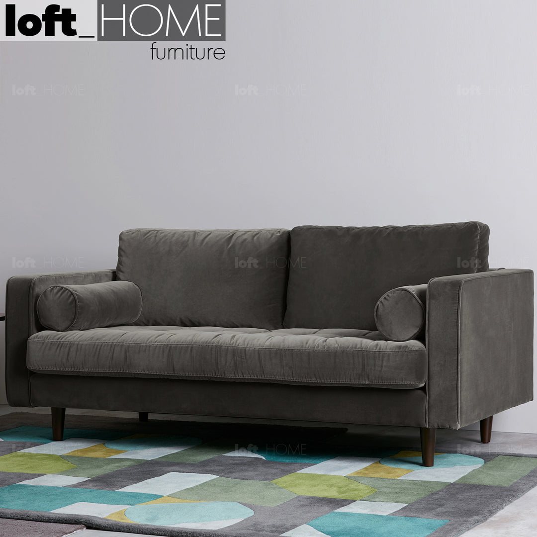 Modern Velvet 2 Seater Sofa SCOTT Detail 3