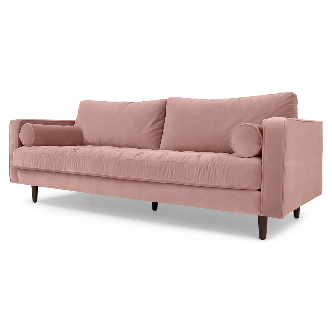 Modern Velvet 3 Seater Sofa SCOTT Detail 48