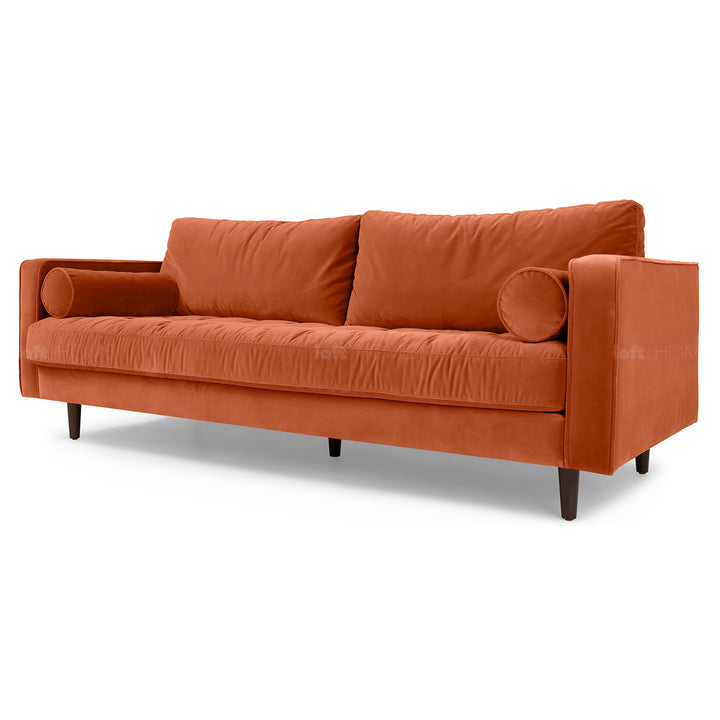 Modern Velvet 3 Seater Sofa SCOTT Detail 6