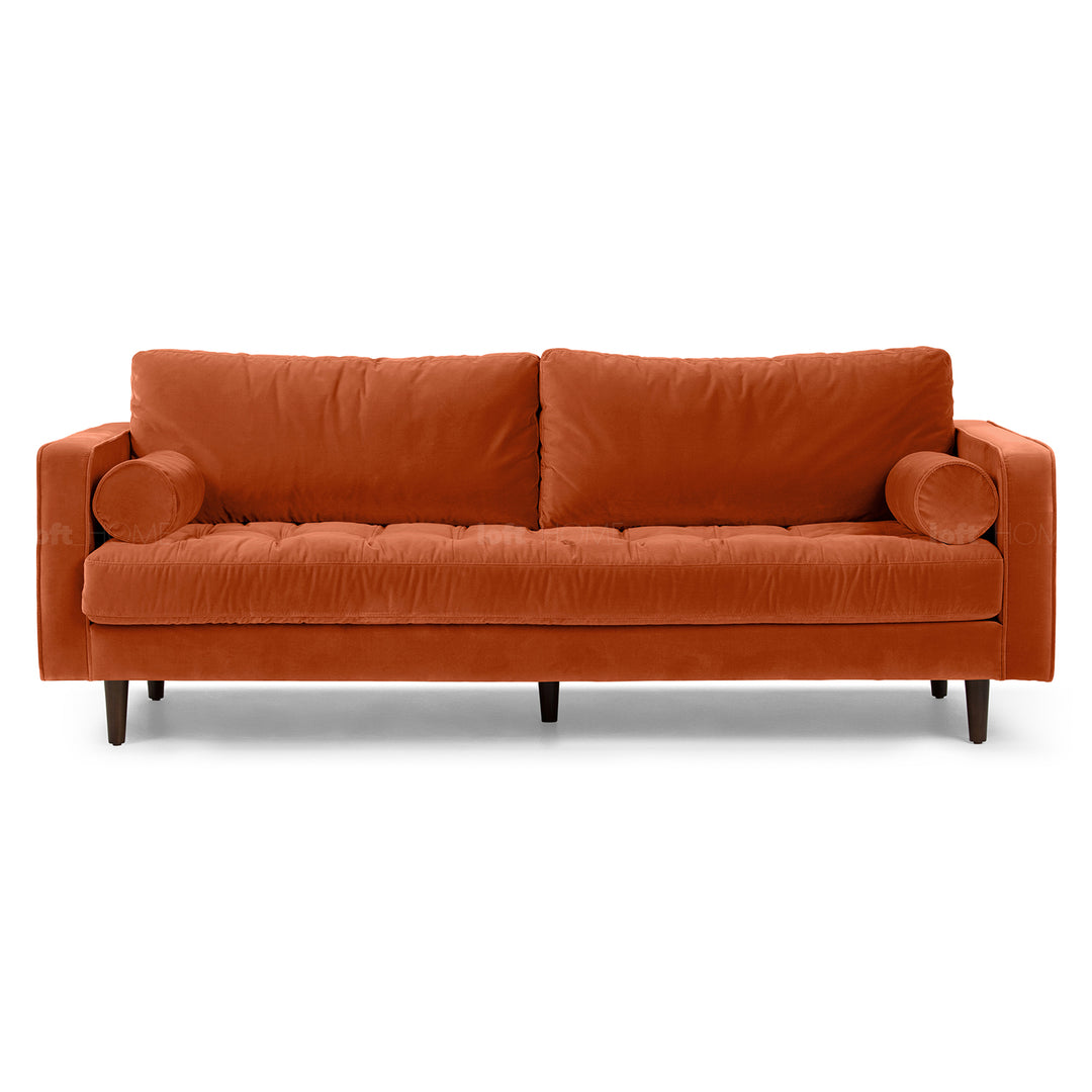 Modern Velvet 3 Seater Sofa SCOTT Detail 7