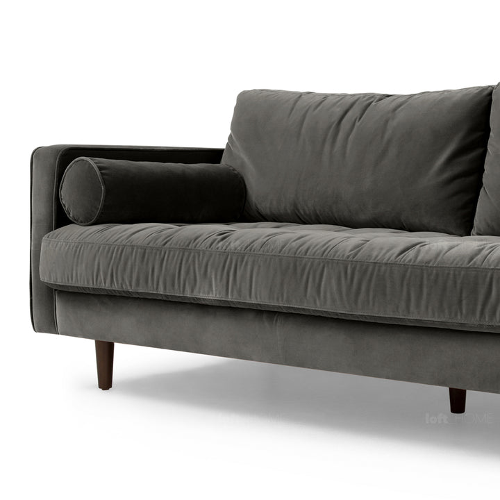 Modern Velvet 3 Seater Sofa SCOTT Detail 26