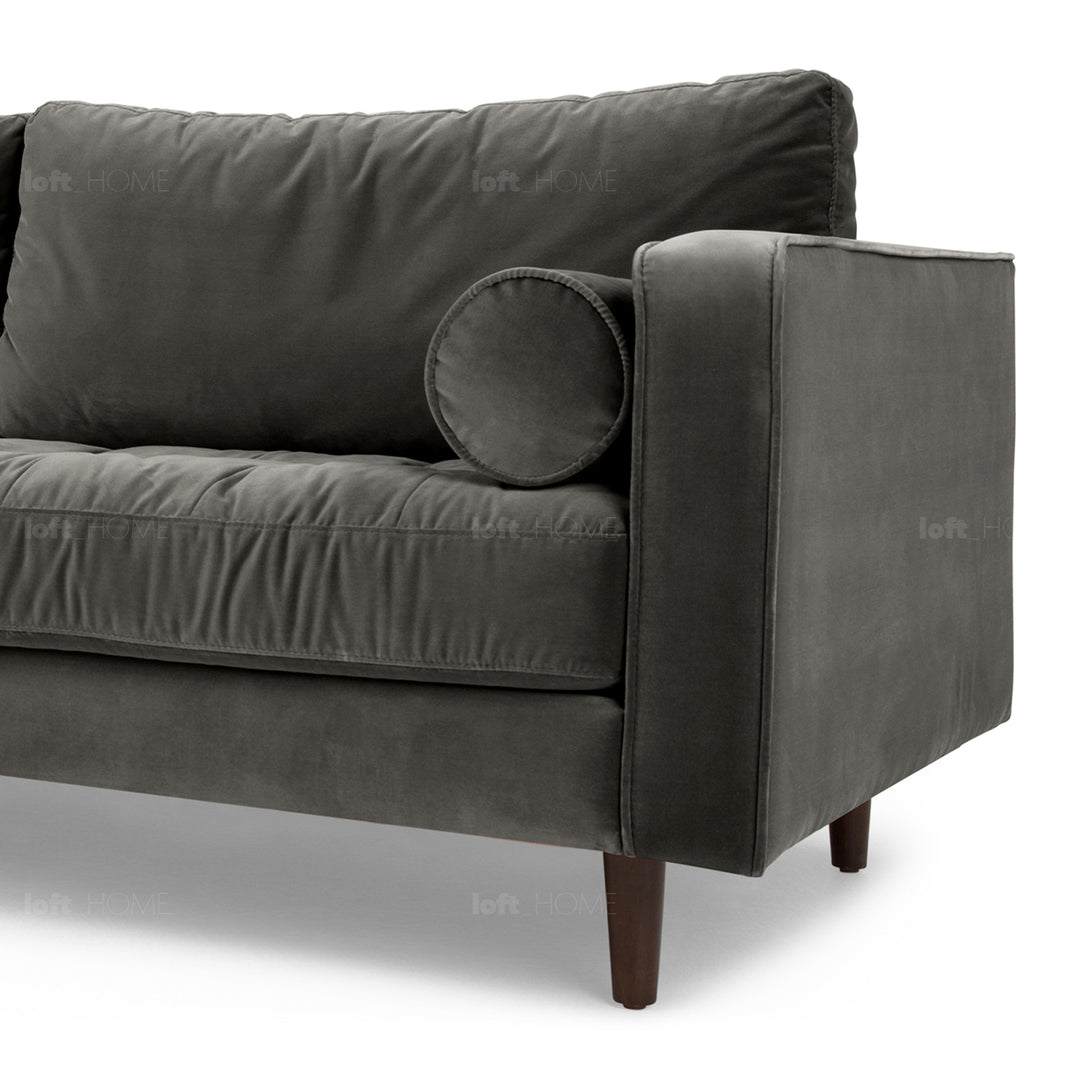 Modern Velvet 3 Seater Sofa SCOTT Detail 27