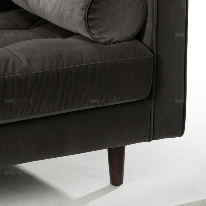 Modern Velvet 3 Seater Sofa SCOTT Detail 30