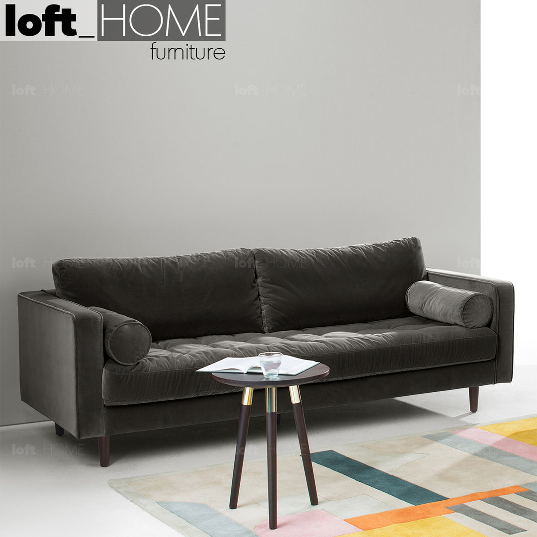 Modern Velvet 3 Seater Sofa SCOTT Detail 17