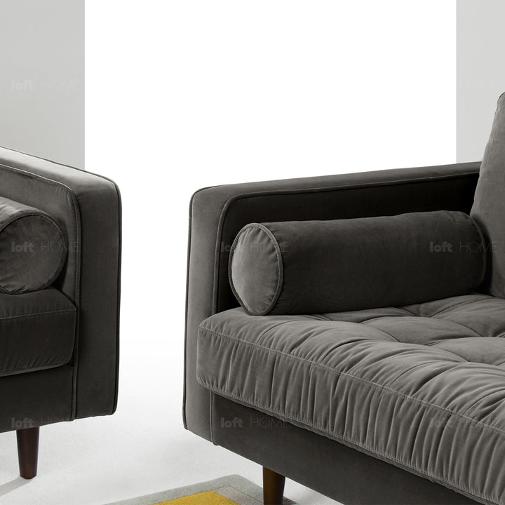 Modern Velvet 3 Seater Sofa SCOTT Detail 24