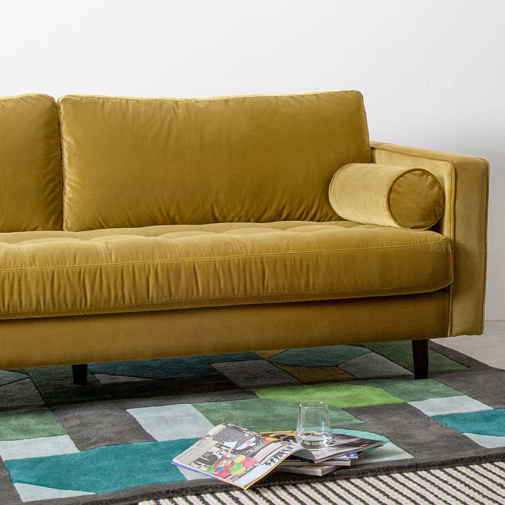 Modern Velvet 3 Seater Sofa SCOTT Detail 40