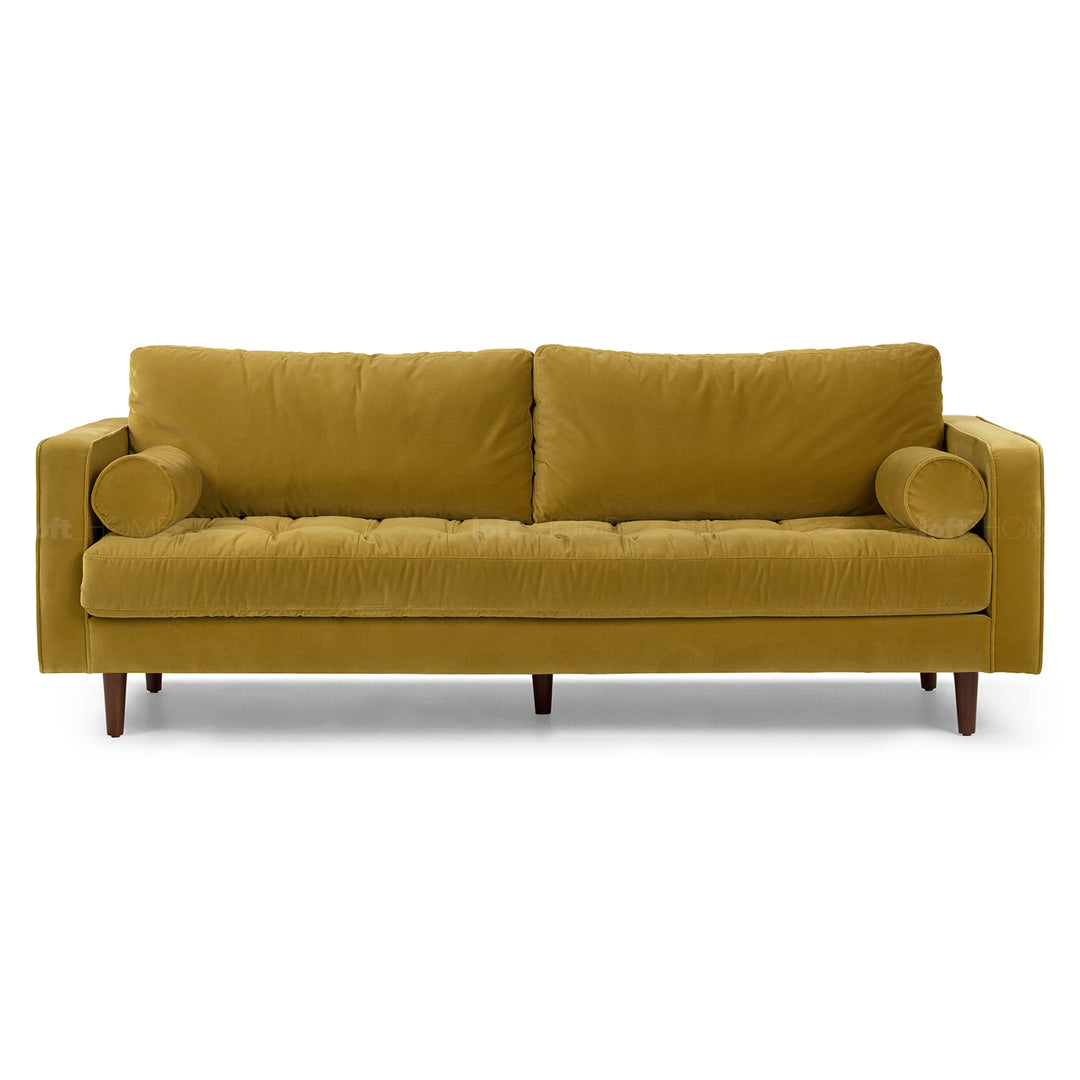Modern Velvet 3 Seater Sofa SCOTT Detail 36