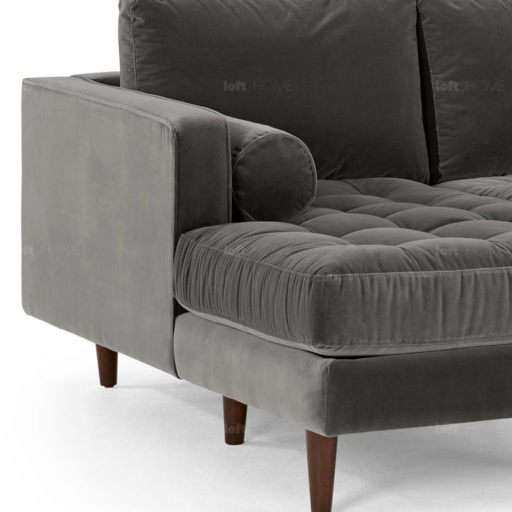 Modern Velvet Sofa L Shape SCOTT 3+L Detail 15