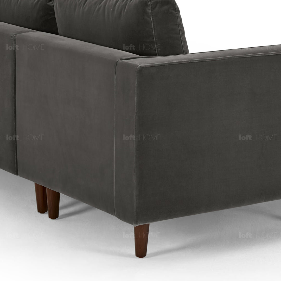 Modern Velvet Sofa L Shape SCOTT 3+L Detail 16