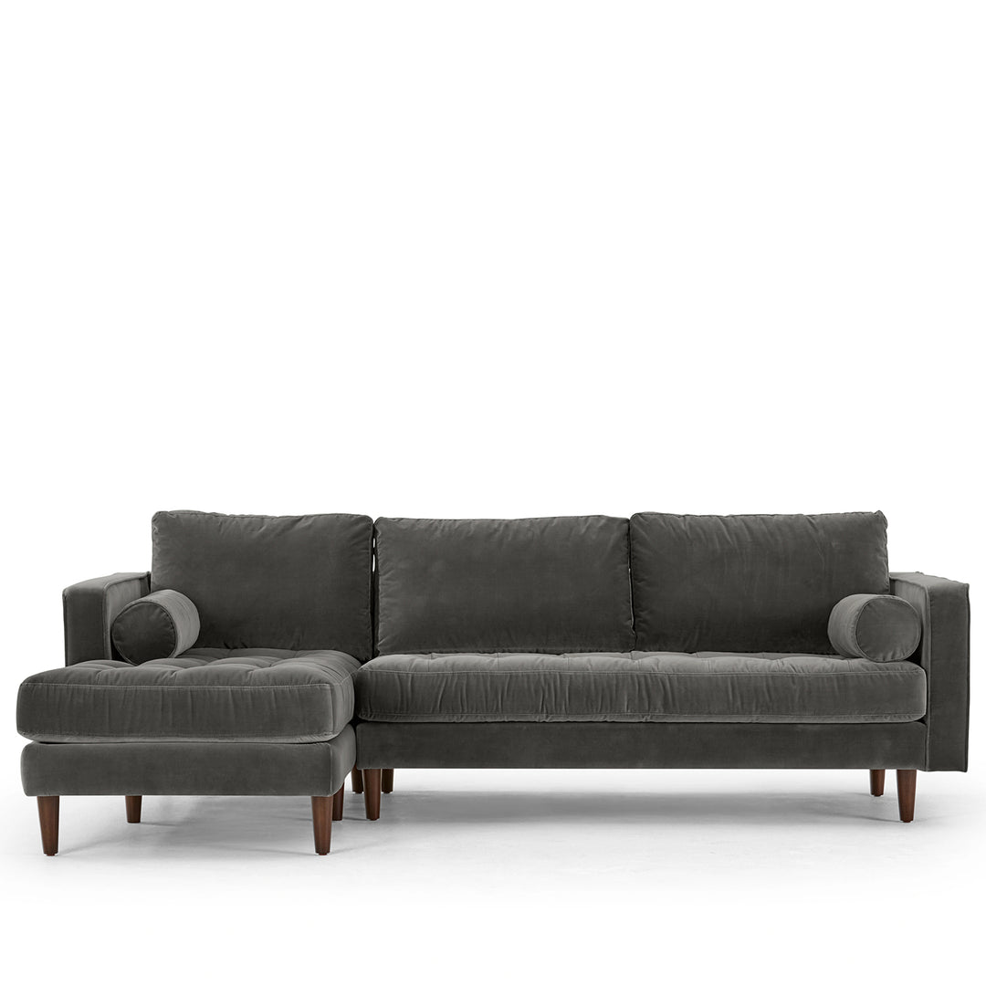 Modern Velvet Sofa L Shape SCOTT 3+L Detail 17