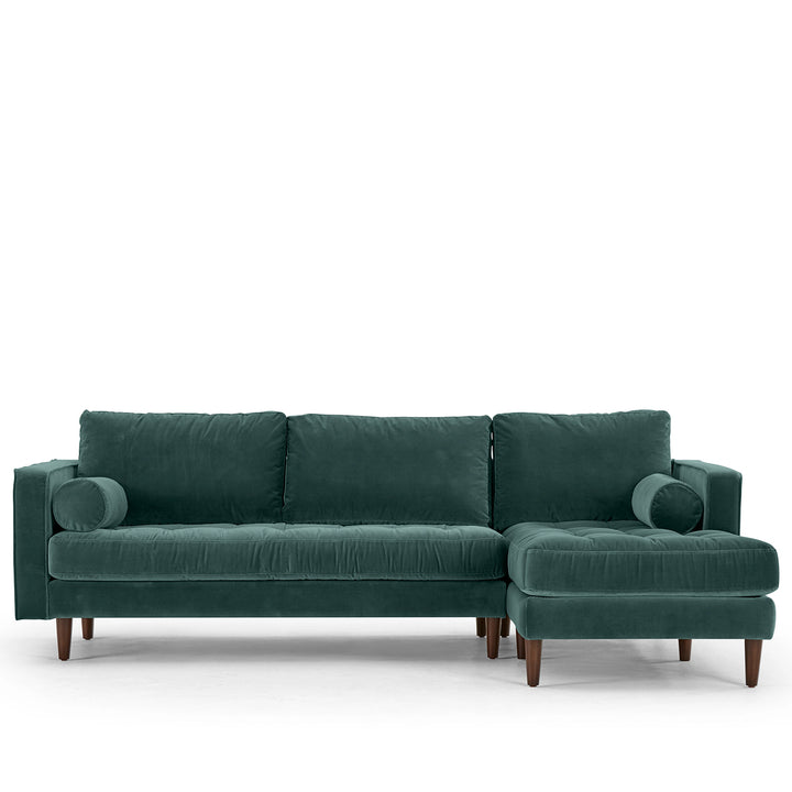 Modern Velvet Sofa L Shape SCOTT 3+L Detail 61