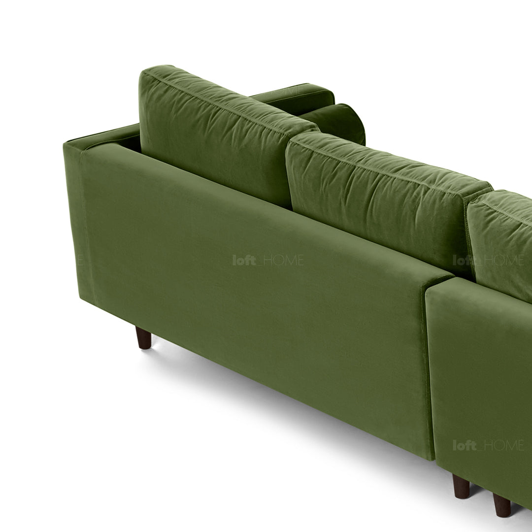 Modern Velvet L Shape Sofa SCOTT 3+3 Conceptual