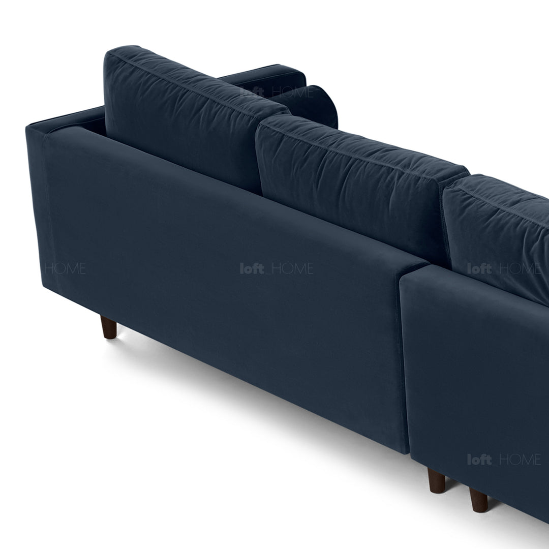 Modern Velvet L Shape Sofa SCOTT 3+3 Detail 13