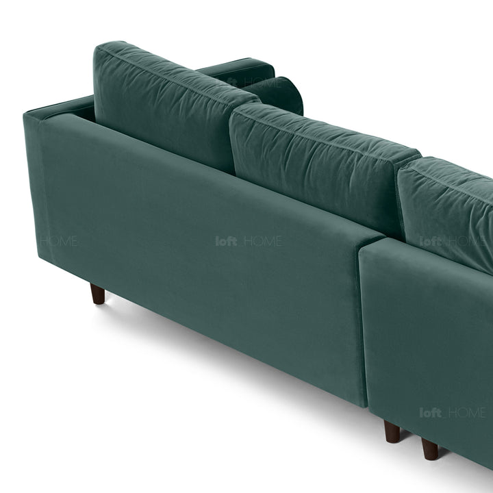 Modern Velvet L Shape Sofa SCOTT 3+3 Detail 28