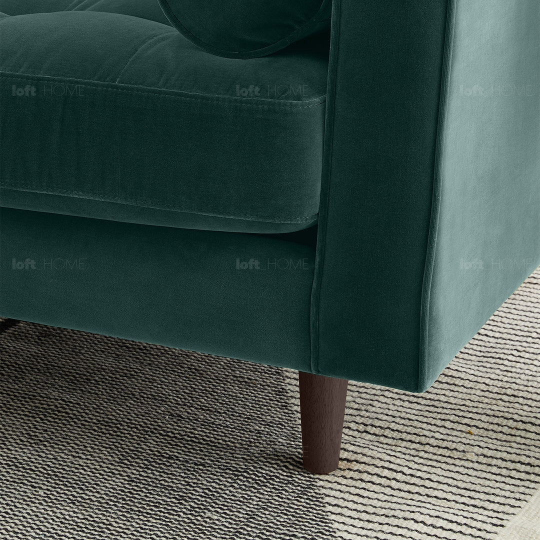 Modern Velvet L Shape Sofa SCOTT 3+3 Detail 30