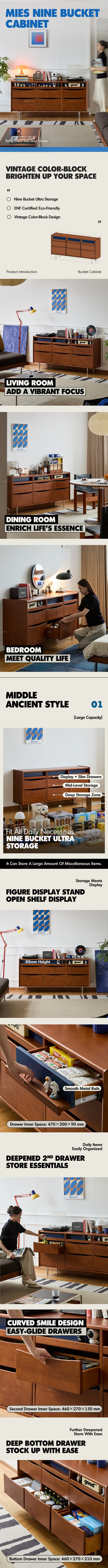 Bauhaus Boxwood Chest Of 9 Drawers MIES Good to Know Preview-1