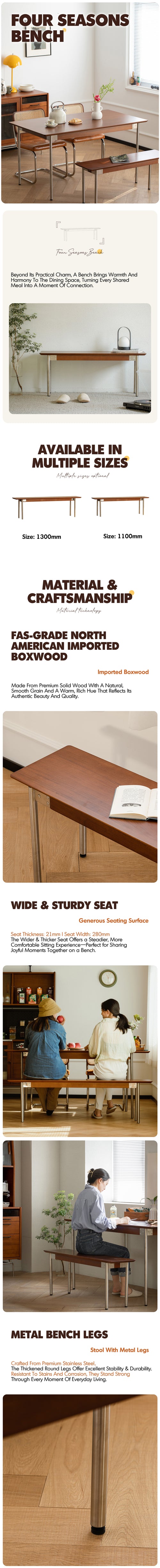 Bauhaus Boxwood Sintered Dining Bench SEASON Good to Know Preview-1