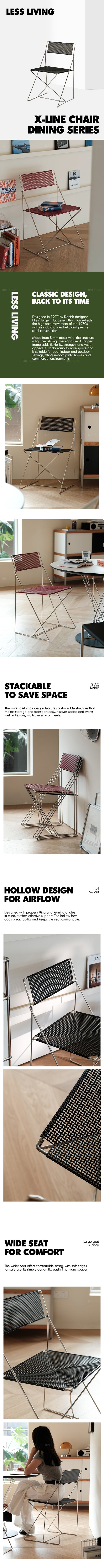 Bauhaus Steel Dining Chair X-LINE Good to Know Preview-1