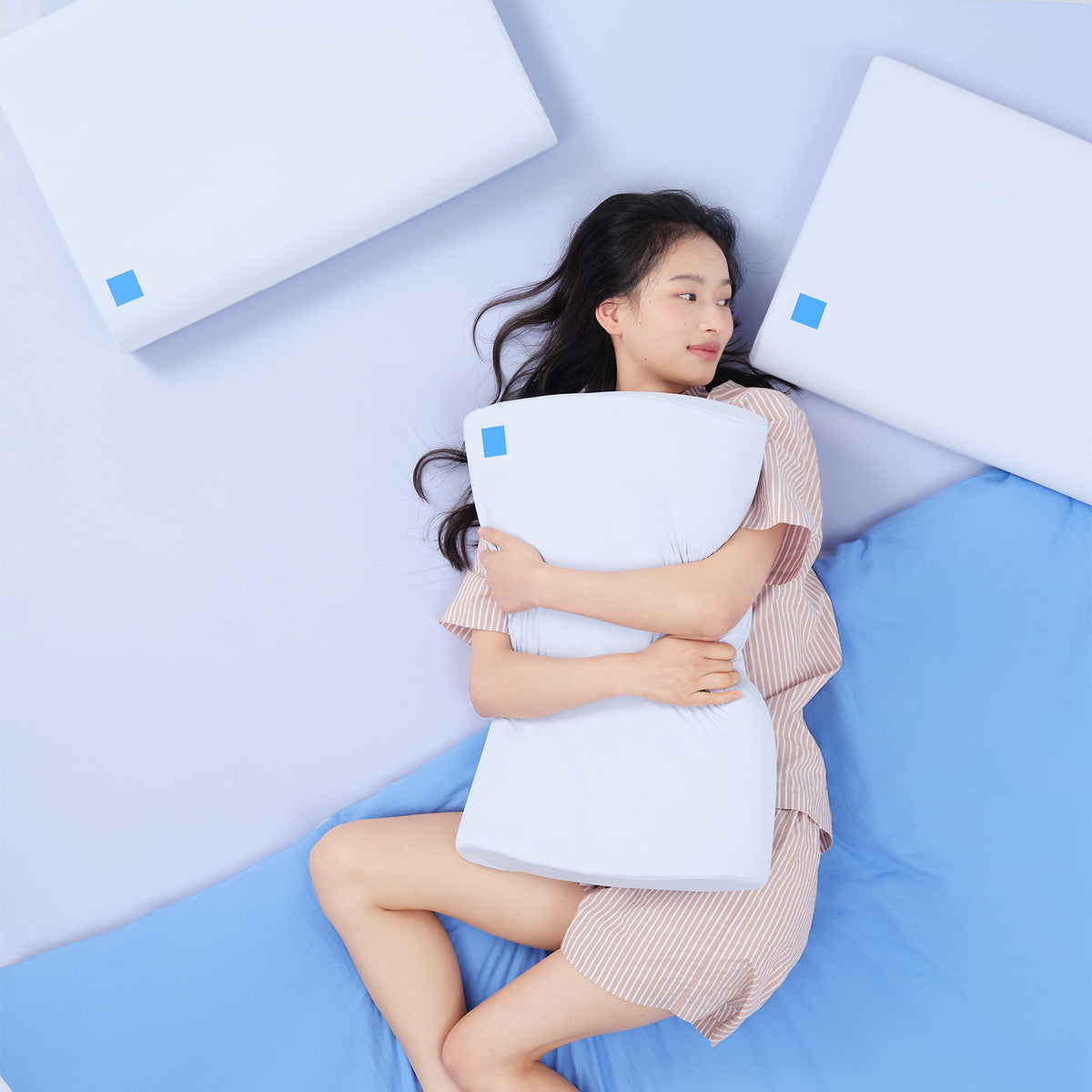 10cm gel memory foam pillow bluebox n2 primary product view.