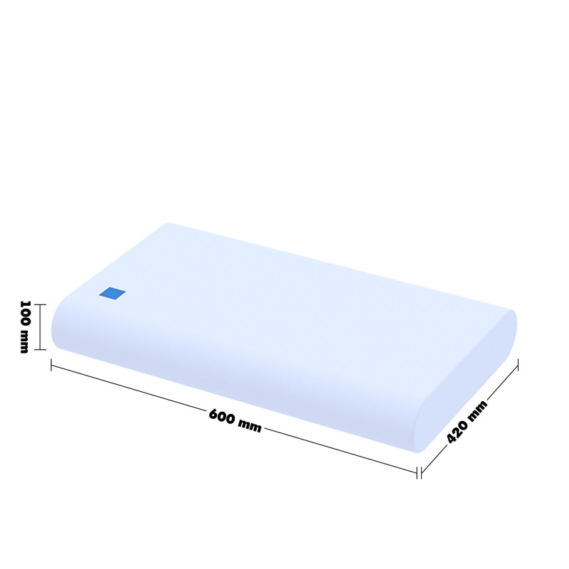 10cm gel memory foam pillow bluebox n2 size charts.