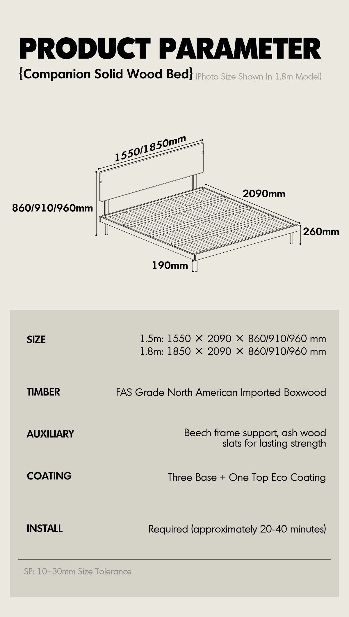 Bauhaus Boxwood Bed CAMPAN Good to Know - 12