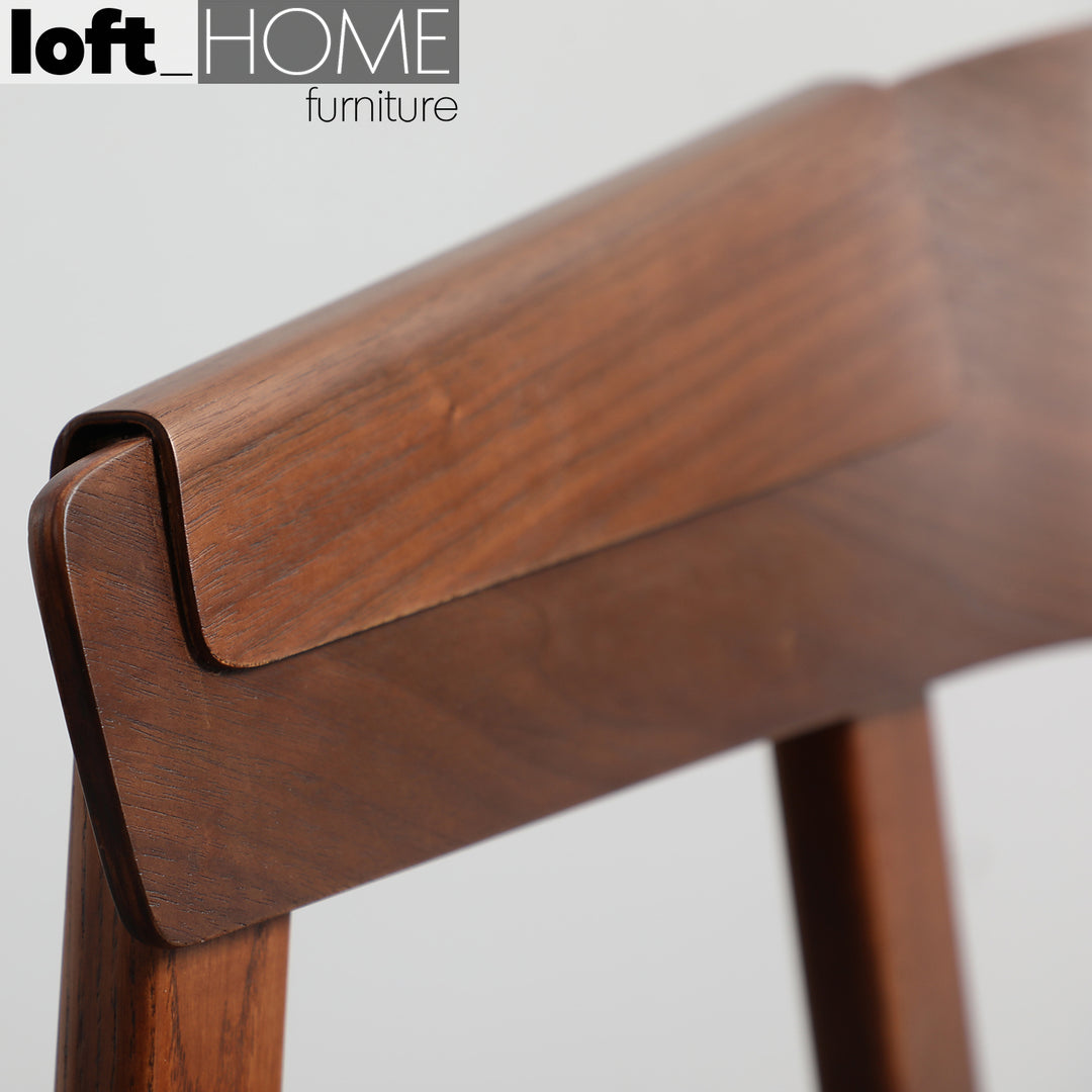 Scandinavian wood dining chair simone detail 8.