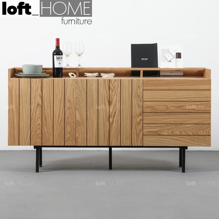 Scandinavian Wood Drawer Cabinet LUMI L Primary Product