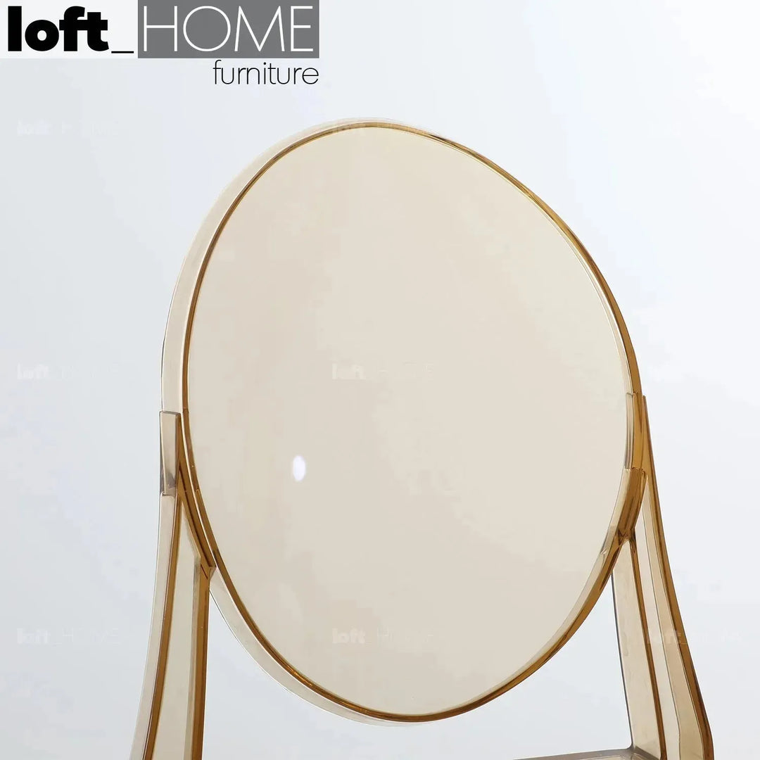 (Fast Delivery) Scandinavian Plastic Dining Chair GHOST VEE Color Variant