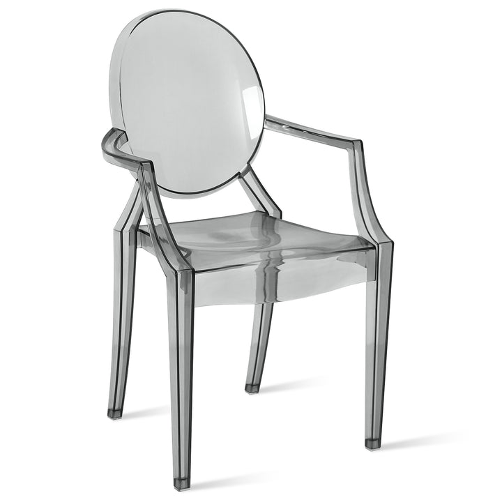 Scandinavian Plastic Dining Chair GHOST LOU Layered