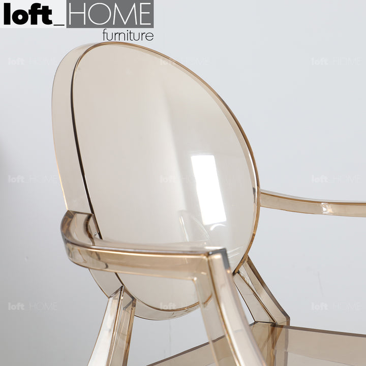 Scandinavian Plastic Dining Chair GHOST LOU Life Style