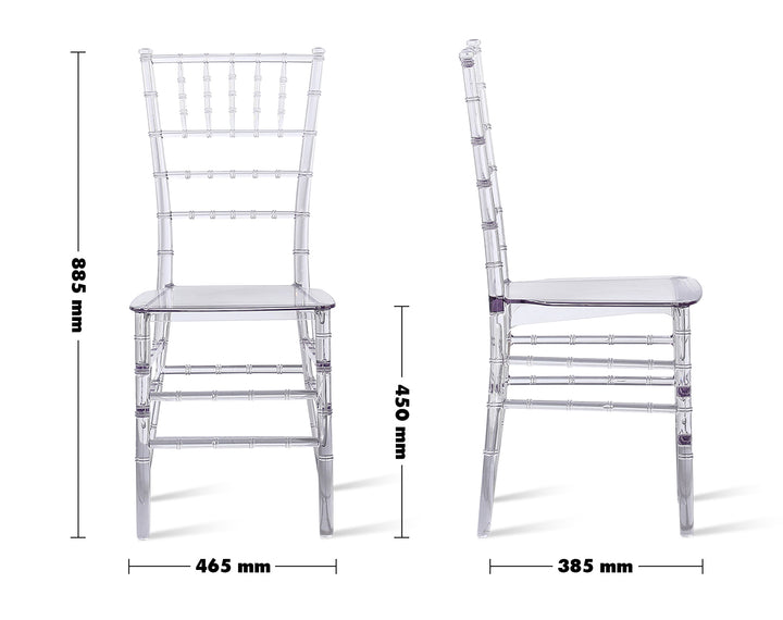 Scandinavian plastic dining chair luka size charts.