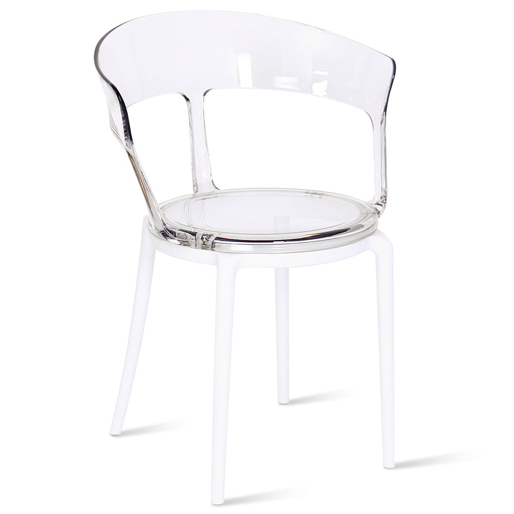 Scandinavian Plastic Dining Chair RENZO Layered