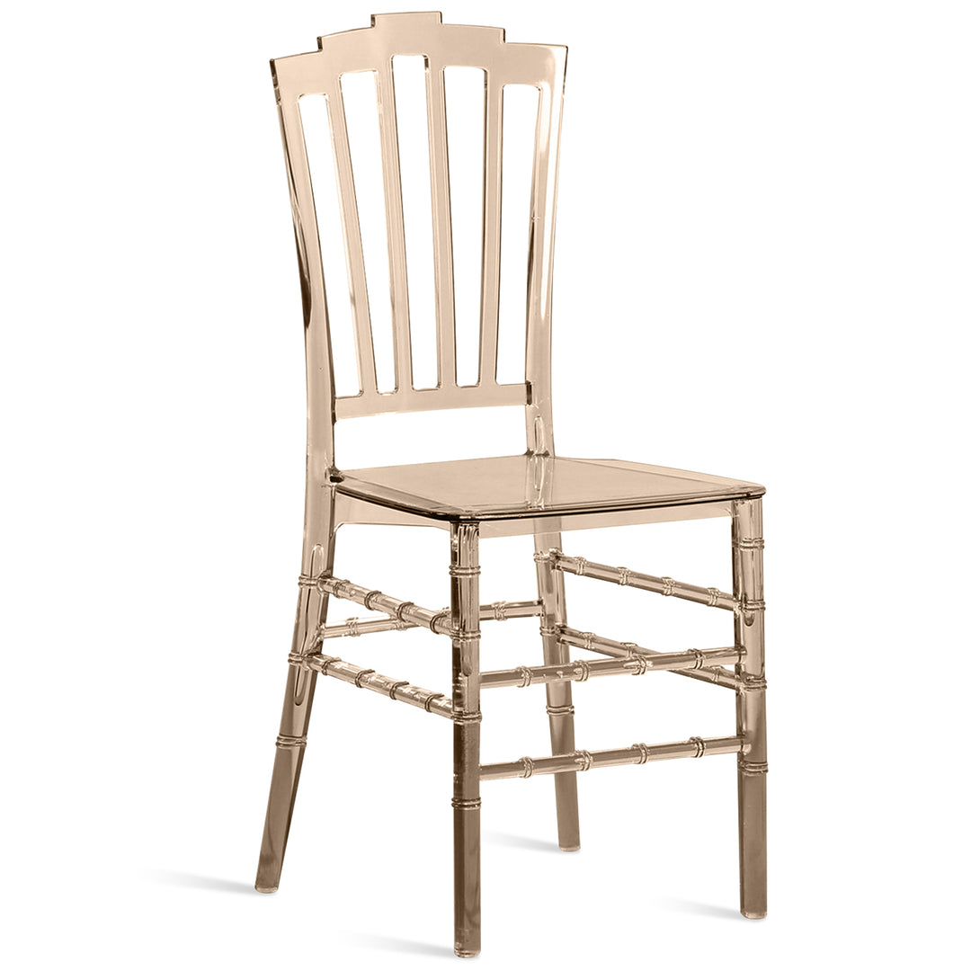 Scandinavian plastic dining chair lenni conceptual design.