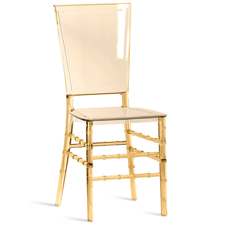Scandinavian plastic dining chair lotta in still life.
