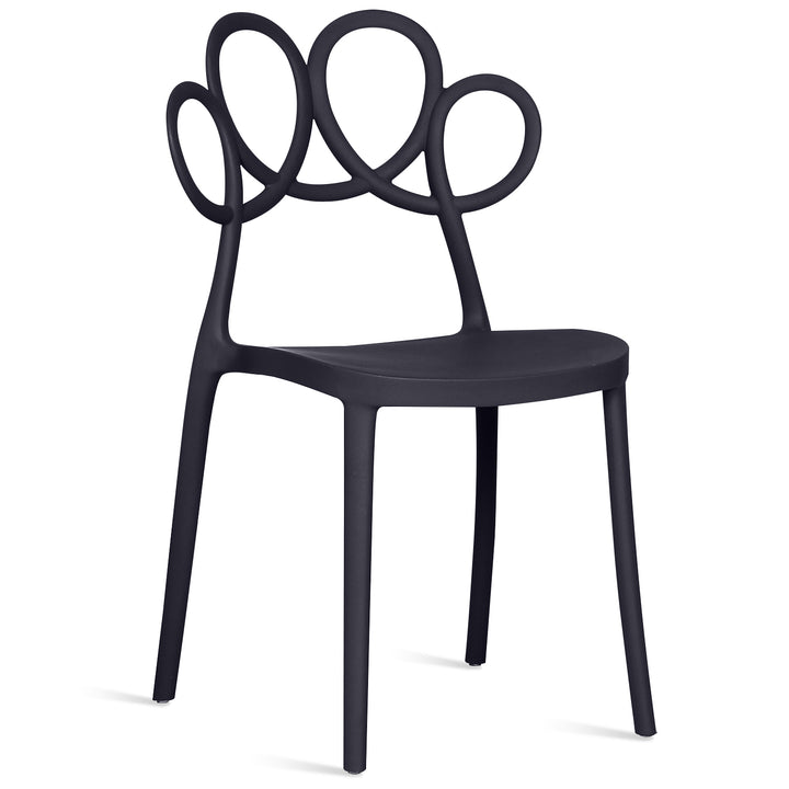 Scandinavian Plastic Dining Chair MILA Environmental