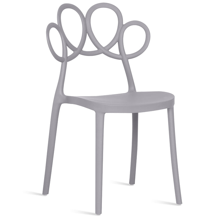 Scandinavian Plastic Dining Chair MILA Situational