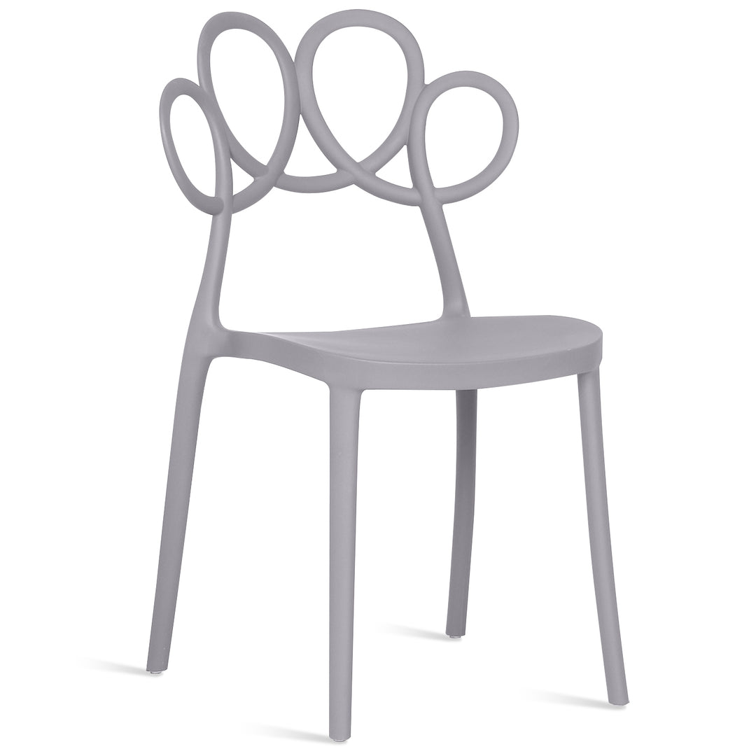 Scandinavian plastic dining chair mila situational feels.
