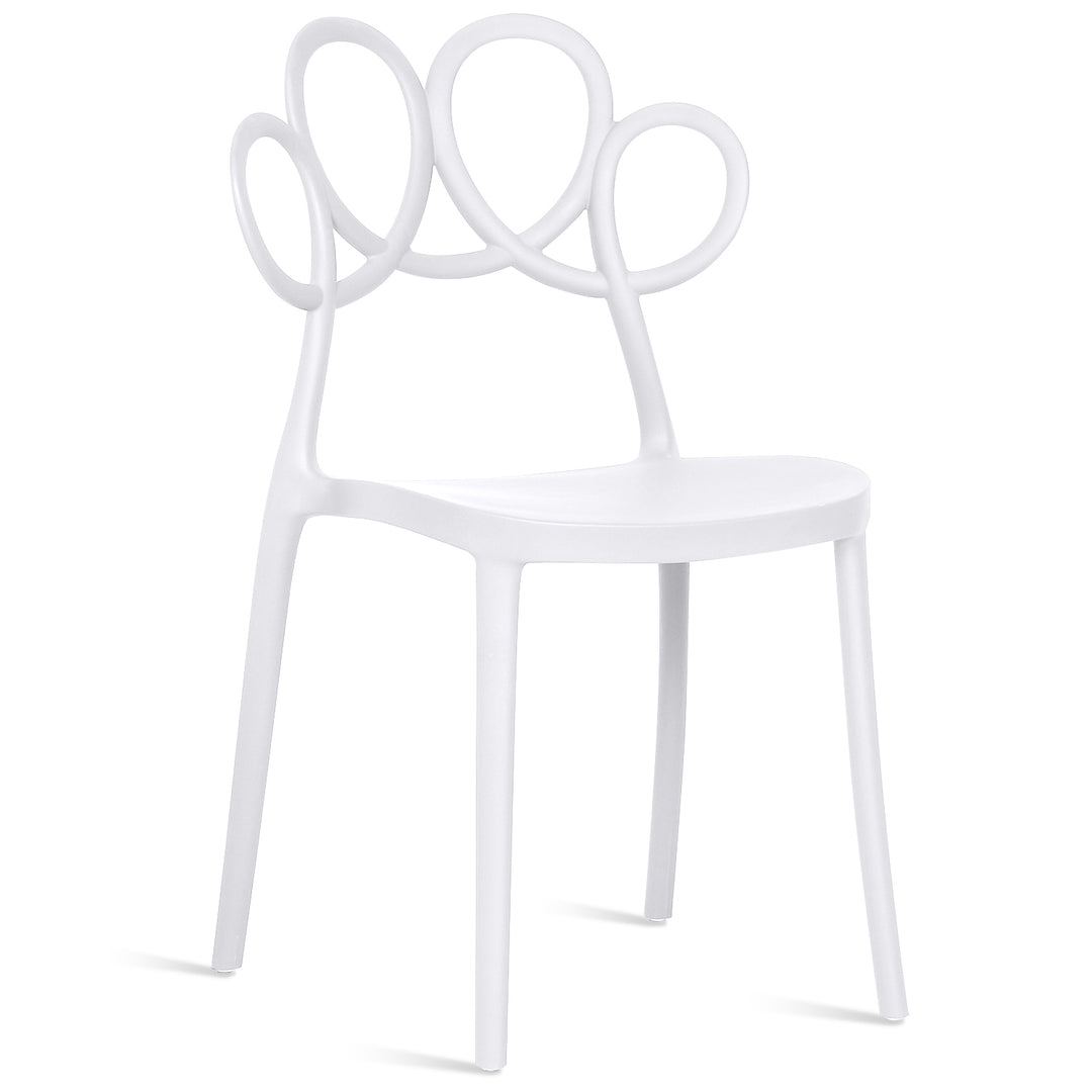 Scandinavian Plastic Dining Chair MILA Layered