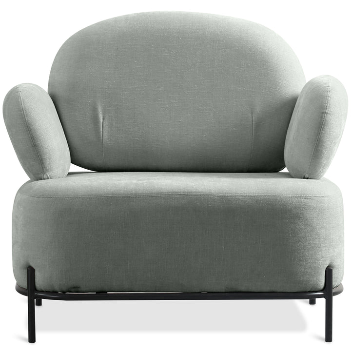 Scandinavian Fabric 1 Seater Sofa LUCIA Situational
