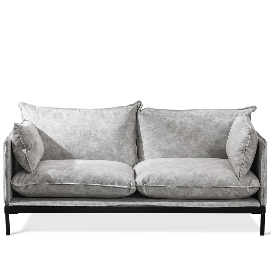 Scandinavian Fabric 2 Seater Sofa LIAM White Background