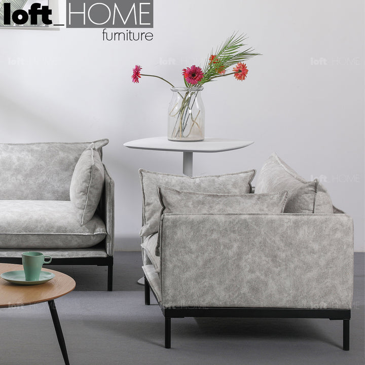 Scandinavian Fabric 1 Seater Sofa LIAM Life Style